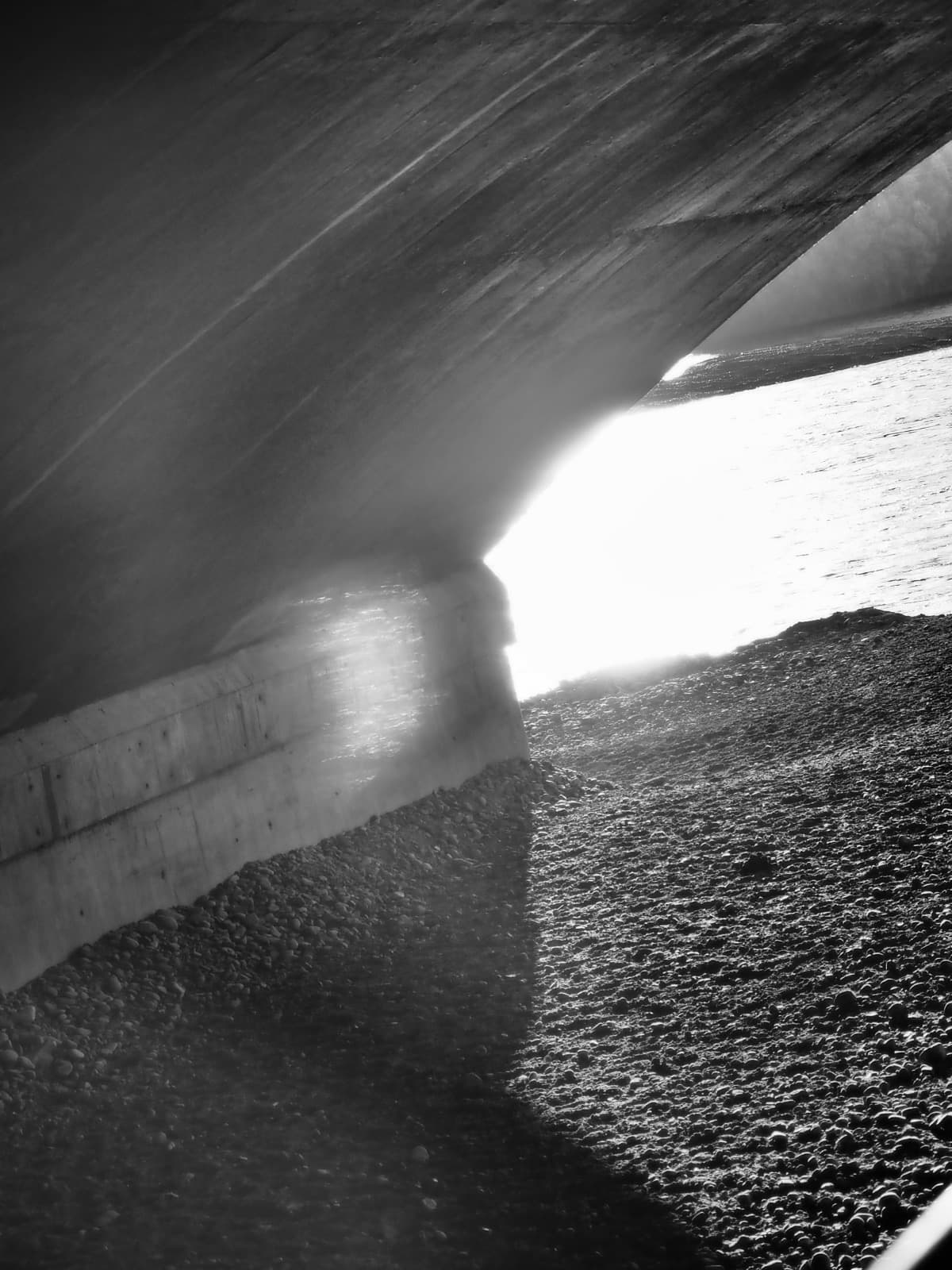 A moody, soft focus shot of the river environment